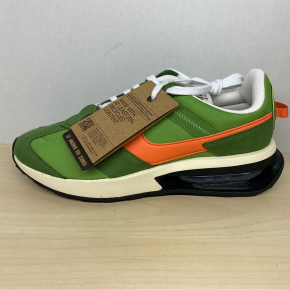 Nike Air Max Pre-Day LX Men’s Size 8 Chlorophyll Green Treeline Orange New - Picture 2 of 9